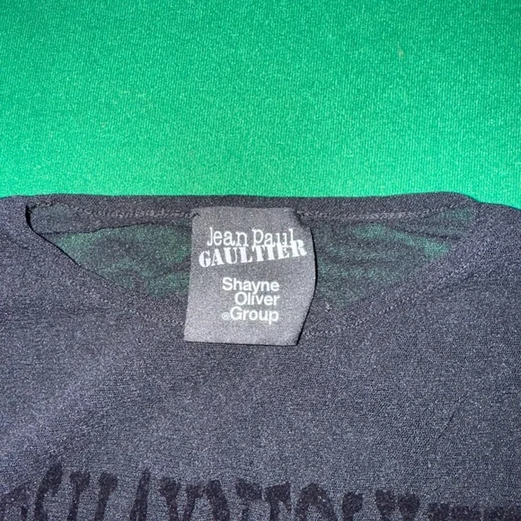 Jean Paul Gaultier Black Shayne Oliver Edition Tank Top